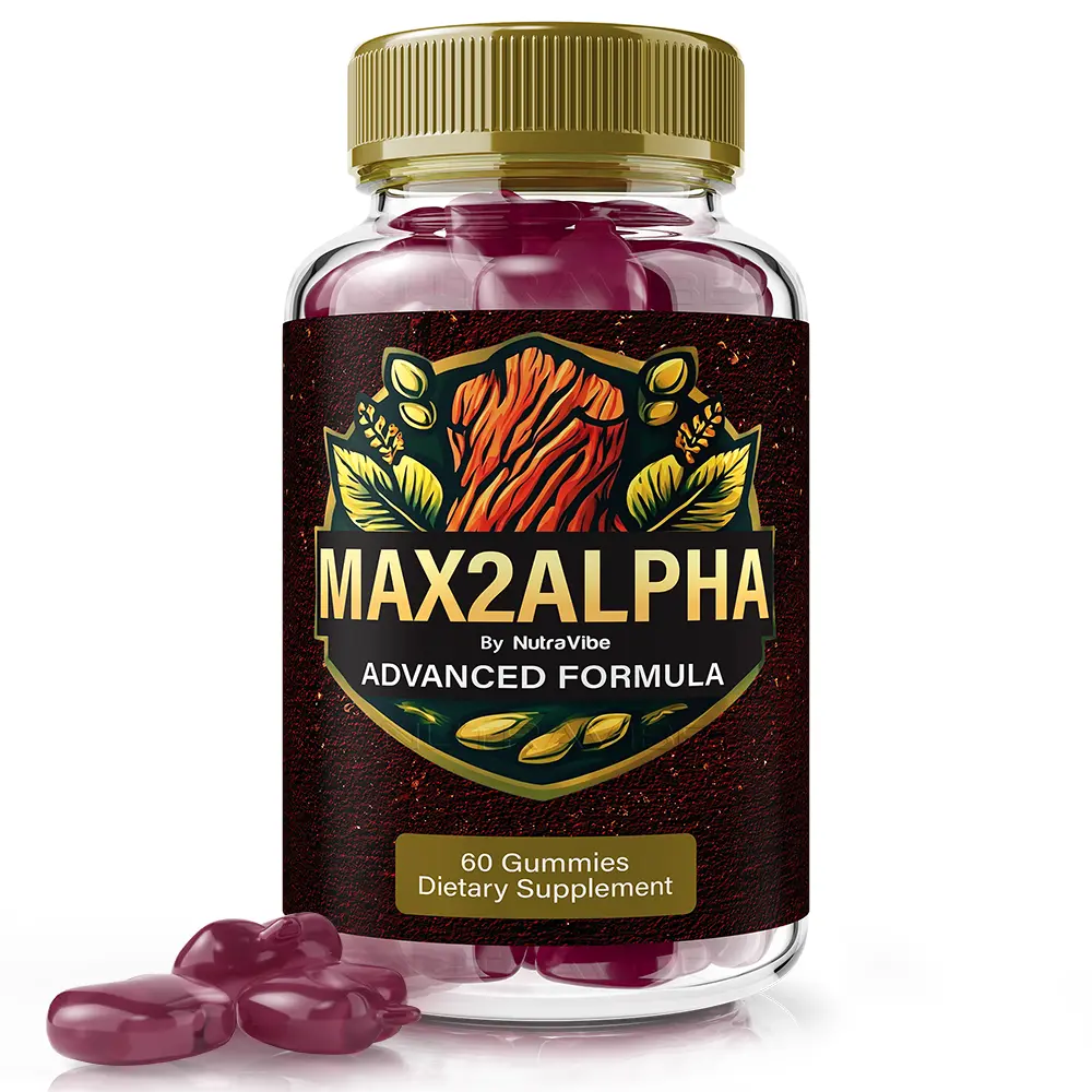 Max2Alpha Gummies - Advanced Formula 1000mg Gummies with Natural Ingredients for Health & Wellness