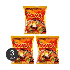 MAMA Thai Instant Noodles - Creamy Tom Yum Flavor (3 Pack) - 55g Each