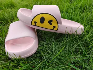 emoji pink light wearfoot sandals pantunflan chanclas