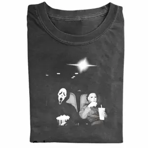 Michael Myers Shirt, Halloween Movie Shirt, Funny Halloween, Spooky Shirt, Treat Or Trick, Horror Movie Shirt Streetwear Casual Crewneck
