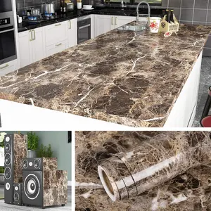 Self Adhesive Wallpaper for Kitchen Counter Top Covers Marble Contact Paper Peel and Stick Countertops  Desk Cover Cabinet Vinyl Countertop Wrap Renter Friendly Laminate 15.8x78.8