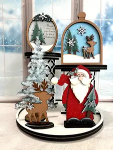 May you never be too grown to search the skies on Christmas   with two size options and easel stand