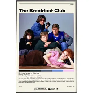 The Breakfast Club Movie Poster