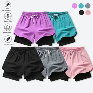 Single pack summer women’s yoga shorts—soft and comfortable, drawstring waist design, pockets included; running shorts/women’s sports shorts suitable for exercise, everyday wear, and travel; regular fit; can be a gift for women.Summervibes