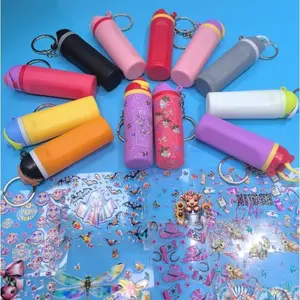 40pcs New Style New Color Mini Keychain Sticker Set for DIY Craft