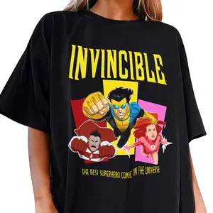 Invincible Vintage Cartoon Comic Shirt, Vintage Comic Sweatshirt