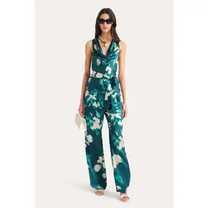 Delilah Floral Silk Halterneck Top