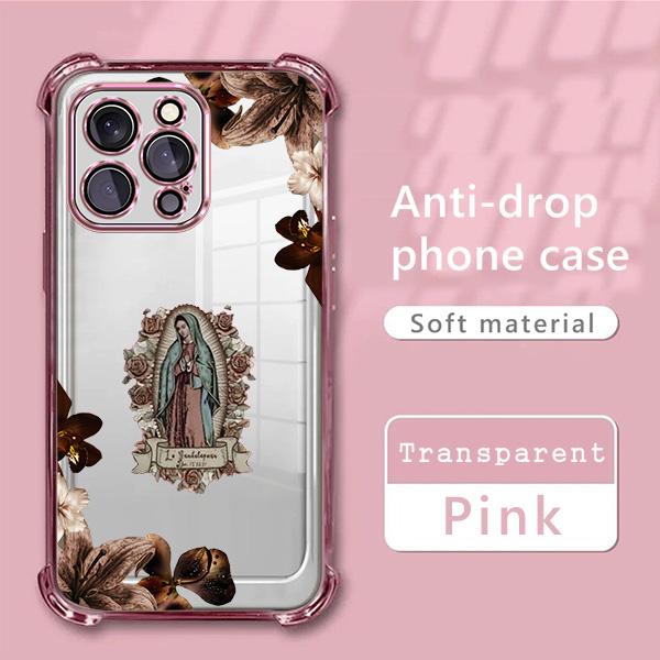 Virgin Mary and Flowers Pattern Phone case for iPhone 17Pro Max Air 16Plus E 15 14 13 12 11 Samsung Galaxy S26Ultra S25 S24FE S23 S22 cases, Soft TPU, Bumper Drop Protection, Rugged Durable Back Cover, Perfect Gift for Girls anti-fall mobile phone case Virgin Mary and Flowers Pattern Phone case for iPhone 17Pro Max Air 16Plus E 15 14 13 12 11 Samsung Galaxy S26Ultra S25 S24FE S23 S22 cases, Soft TPU, Bumper Drop Protection, Rugged Durable Back Cover, Perfect Gift for Girls anti-fall mobile phone case