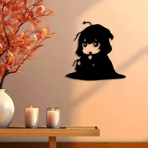 1pc Grim Reaper Metal Wall Art, Grim Reaper Statue Mural, Perfect for Basement Wall, Halloween Decor, Ideal Gift for Pet Owners, Rust-Resistant Metal