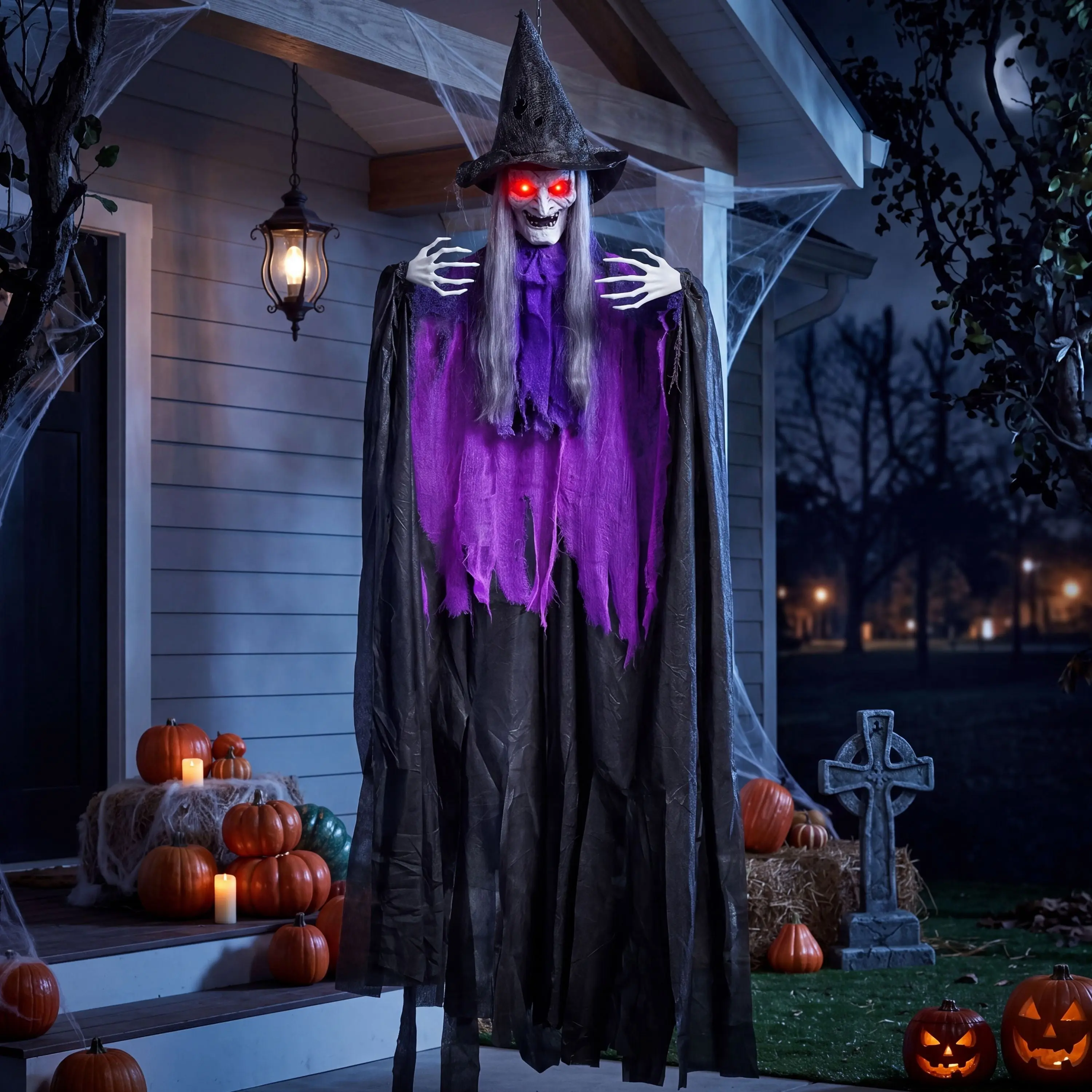 Purple Face Witch