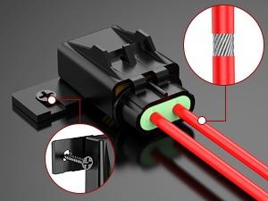 Nilight 6pcs Inline Fuse Holder 12AWG Waterproof ATC/ATO Blade Holder 20A 30A 40A Regular Heavy Duty in Line w/Cover Fits 1A to 30A Fuses for 12V Automotive Vehicles