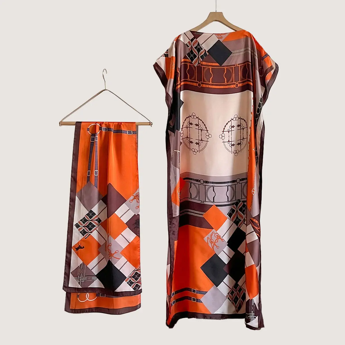 24  Geometric Orange