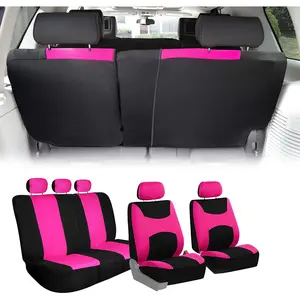 Light & Breezy Full Coverage Car Seat Covers - Full Set Pink
