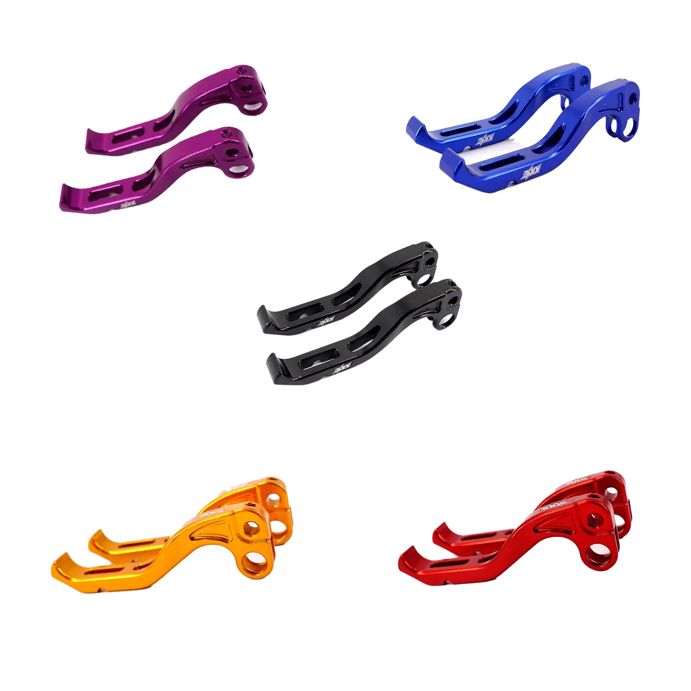 KKE Brand New 7075-T6 Anodized Aluminum Alloy Left & Right Brake Levers for SurRon Light Bee X (2019-2024), Talaria Sting MX3, Segway Ultra/X260/X160 - High Precision, Ultra-Lightweight Construction, Set Pair