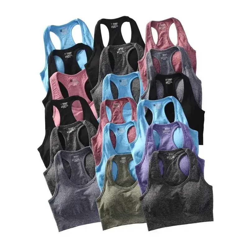 Women's Solid Wireless Racerback Sports Bra, Sporty Comfortable Athletic Lingerie Top, Workout Sets Women, Sports Bra for Women, Women's Sportswear for All Seasons, Gym Clothing, Yoga Bras for Women Women's Solid Wireless Racerback Sports Bra, Sporty Comfortable Athletic Lingerie Top, Workout Sets Women, Sports Bra for Women, Women's Sportswear for All Seasons, Gym Clothing, Yoga Bras for Women