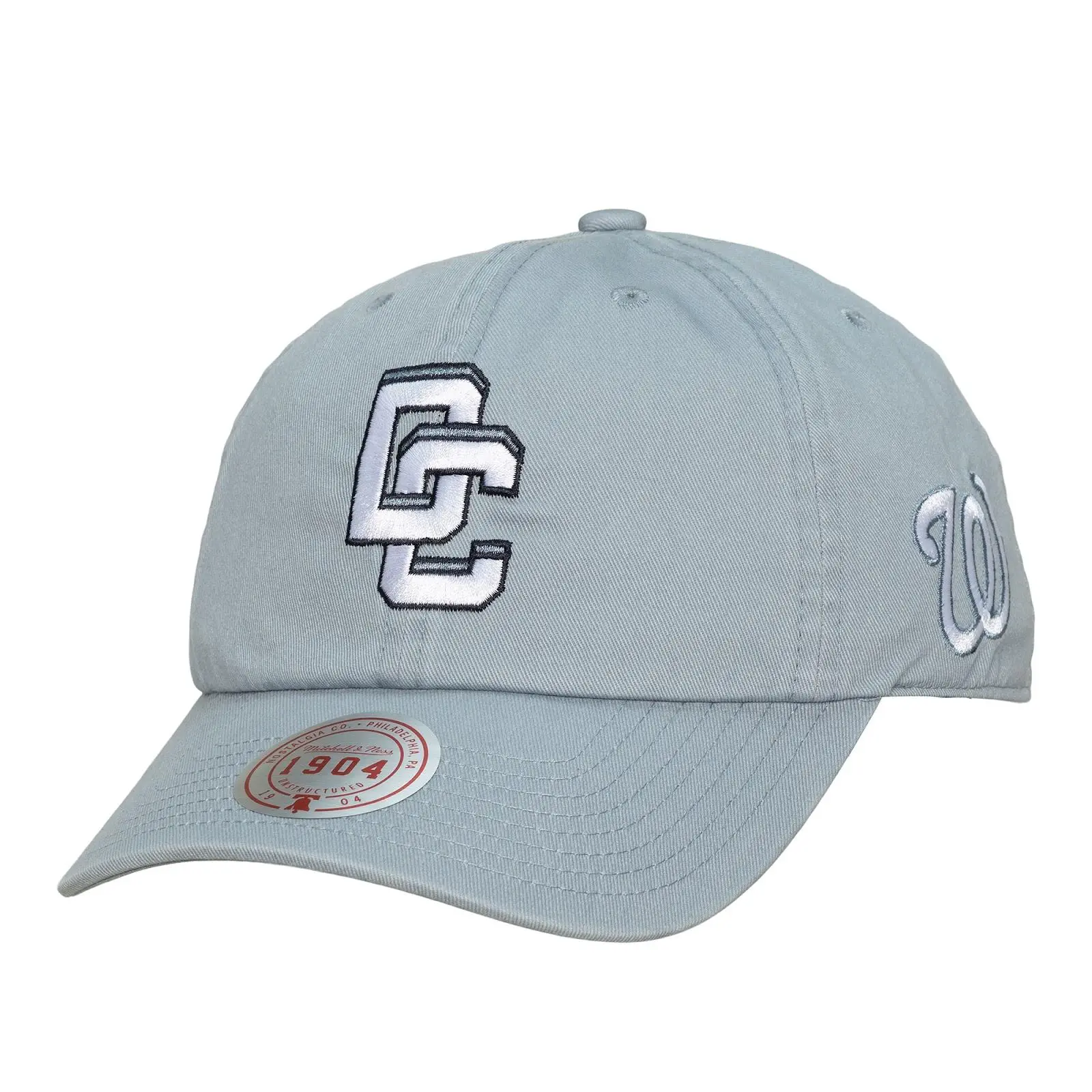 Washington Nationals Blue City Connect Strapback Adjustable Hat MLB Throwback Cap Fan Gear Mitchell & Ness