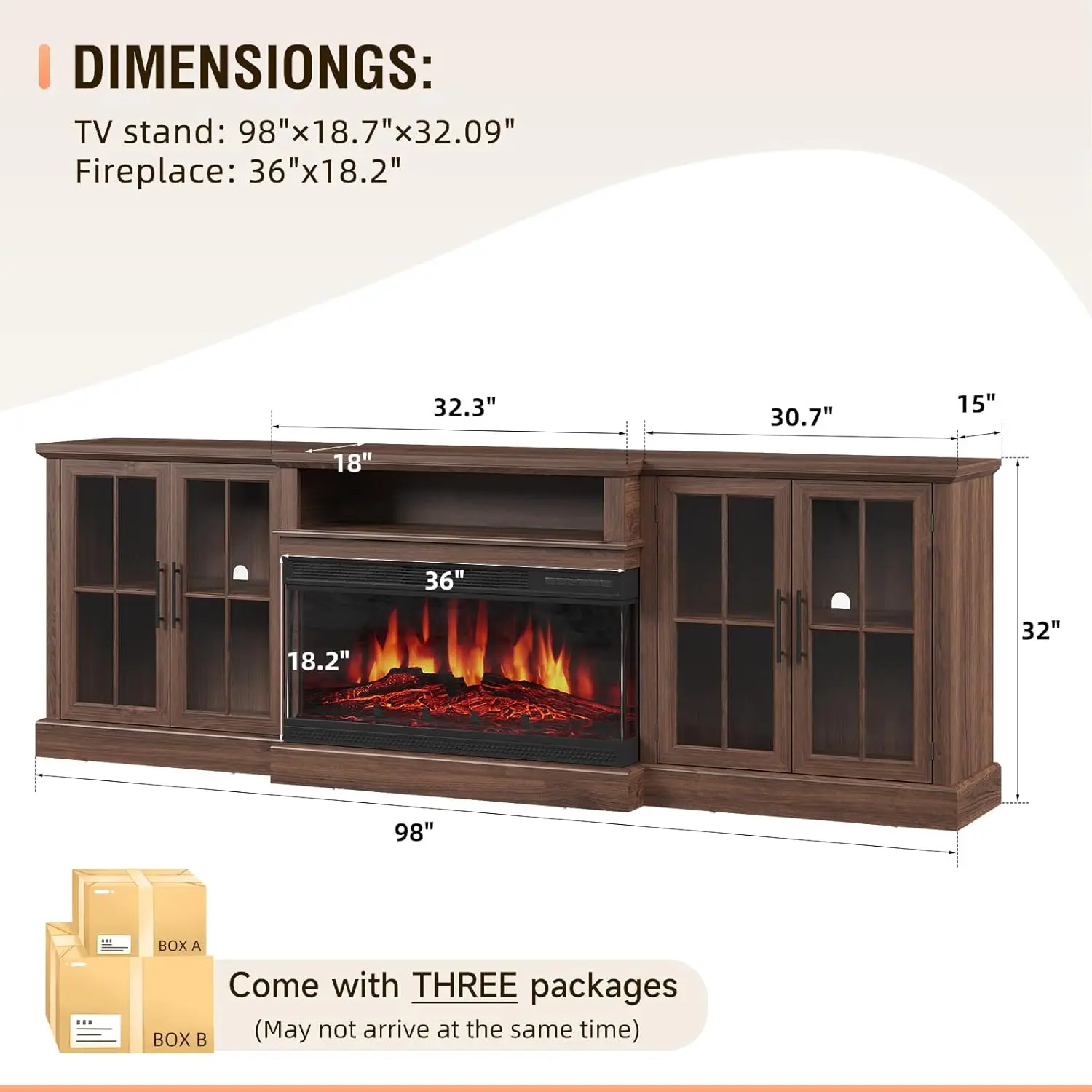Brown& Black/98 Inch