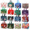 Large Unisex Multifunctional Non-Woven Christmas Gift Bag with Handles - Multicoloured Novelty Print, Festive Look, Party Prep Tote, Shopping Trip Tote, Holiday Cheer Supply