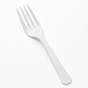 Heavyweight Silver Plastic Forks - 7.5 in.