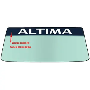 FOR ALTIMA Custom Windshield Banner Vinyl Decal - With Application Tool