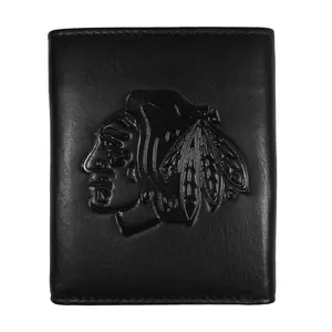 Siskiyou Sports NHL Embossed Leather Tri-fold Wallet