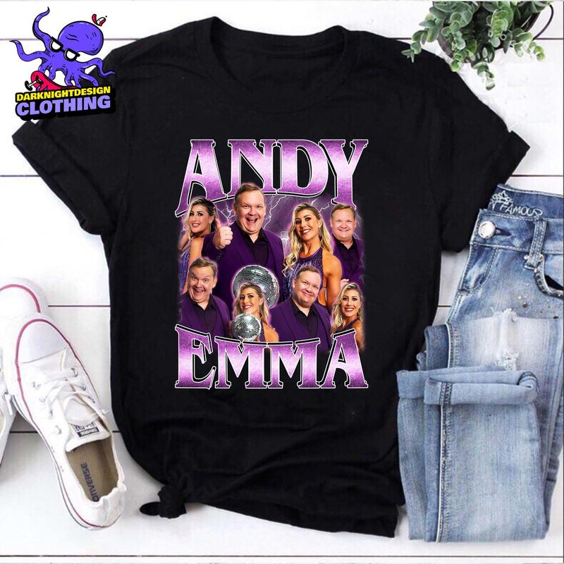 [ Sale Up To 30%] Andy Emma DWTS Unisex T-shirt, Andy & Emma Slater Dancing With The Stars T-shirt, The Stars Graphic Tee, Fan Gift For Her Him