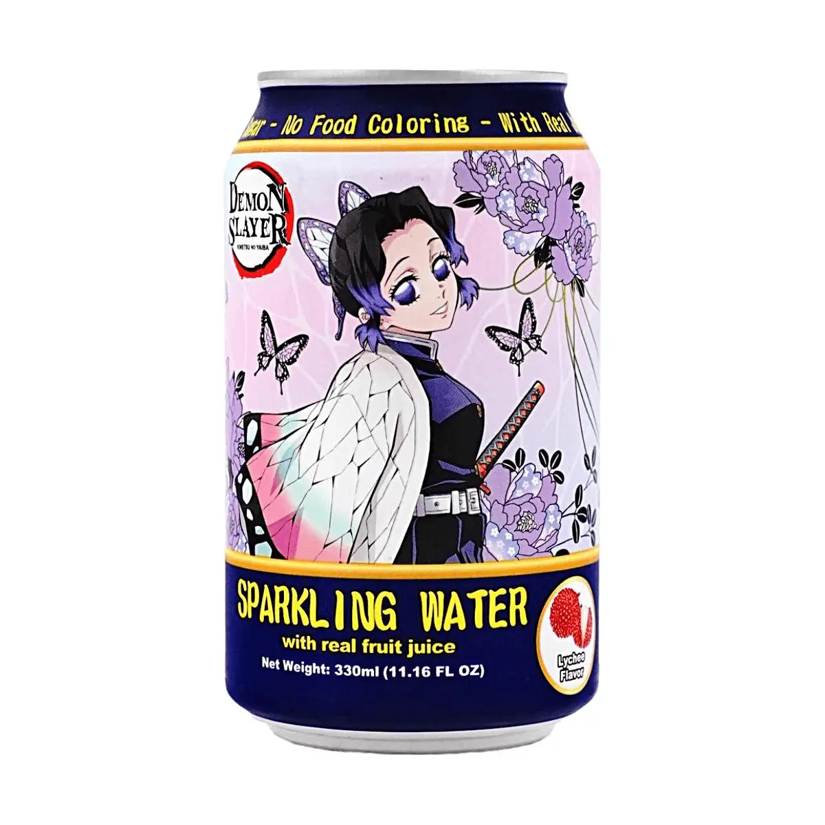 ANYYUMS Lychee Sparkling Water 330ml - Demon Slayer Anime Collaboration Edition