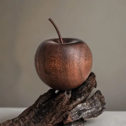 Ebony Apple (single piece) packaged in a decorativ