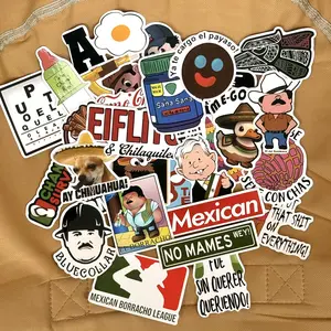 30PCS Mexican Parody Stickers – Bold, Funny & Full of Flavor | Waterproof, Dishwasher-Safe 3mm Vinyl with Vivid HD Printing – Perfect for Bottles, Tiles, Laptops, Kitchen Decor & Room Accessories