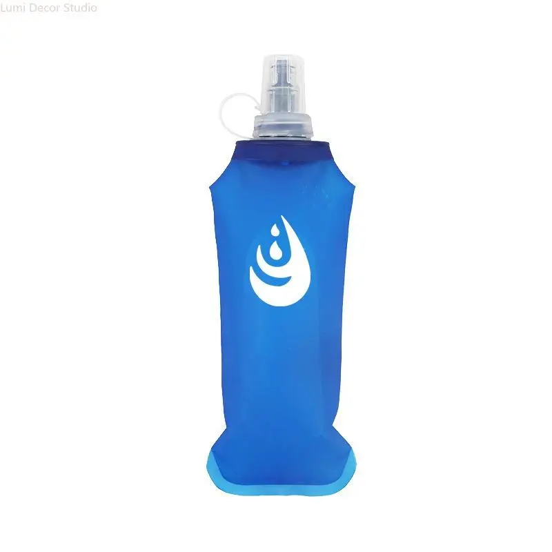 Collapsible Soft Water Bottle, BPA-Free Leak-Proof Hydration Flask for Running, Hiking, Outdoor Sports Travel