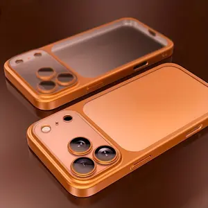 Premium matte phone case designed specifically for iPhone 17 Pro and 17 Pro Max. Features a rigid PC shell with lens protection film. Matte anti-slip texture, sleek and elegant design. iPhone 17 Pro Max case / iPhone 16 Pro Max case