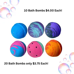 The Lavish Goat, Bath Bomb Bundle XL 5.5 Oz, Made in the USA, Bundle and Save!! Body Care Luxury