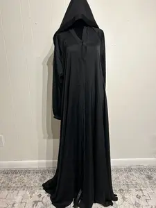 Liana 3-Piece Abaya Black