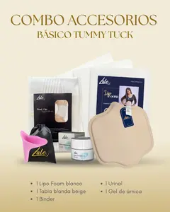 Basic Post-Tummy Tuck Recovery Accessories Combo with Binder Shapewear