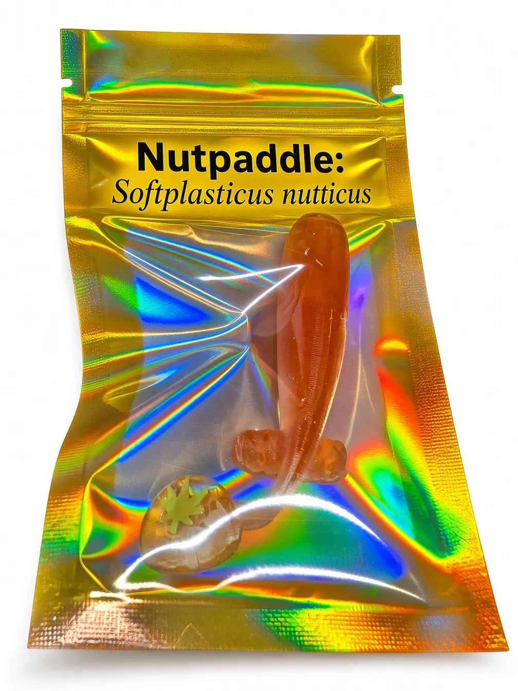 Nut Paddle plastic fishing lure