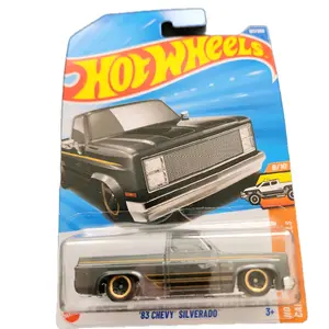 Hot Wheels 83' Chevy Silverado 157/250 - Collectible Diecast Model Car with Detailed Design and Authentic Features