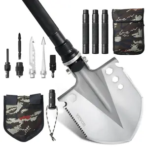 Survival Shovel 13 in 1 Camping Shovel Folding Multitool Portable Compact VEVOR Super Brand Day
