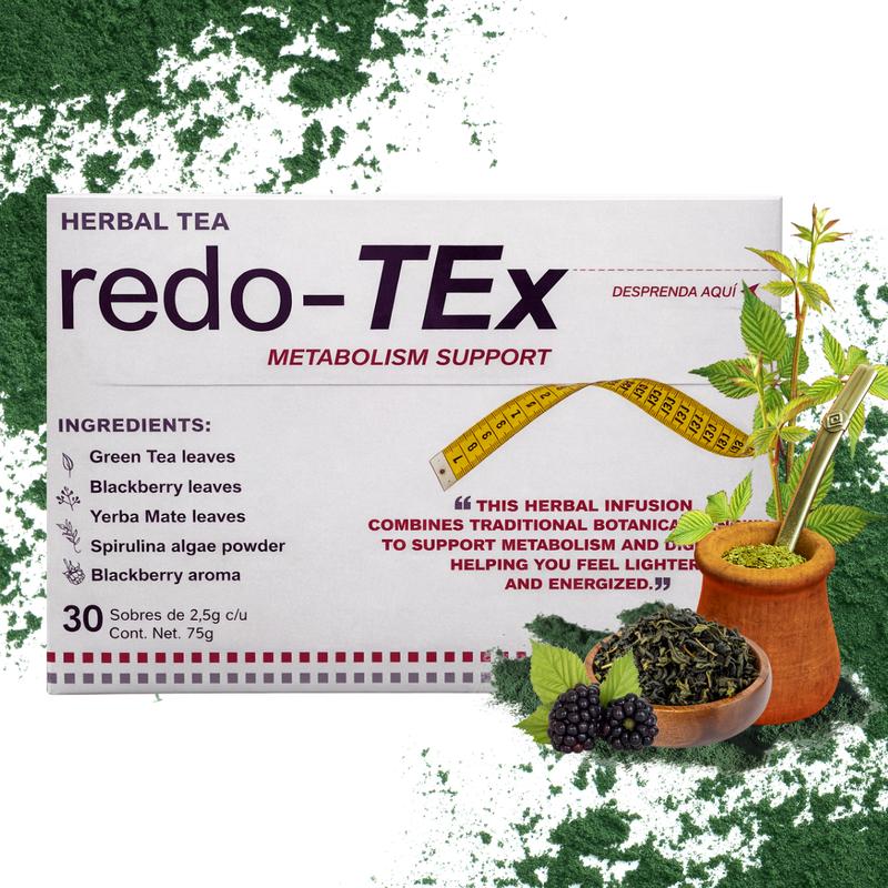 redo-TEx and Acxion Herbal Tea Bundle, Botanical Tea Infusions with Traditional Ingredients, Two 30-Count Boxes, 60 Tea Bags Total