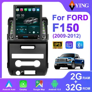 IYING 9.7" Android 12 Car Radio for Ford F150 2009-2012 | Wireless CarPlay/Android Auto • 1080P HD Dash Cam • GPS Navigation • Bluetooth Touchscreen • Plug&Play Upgrade