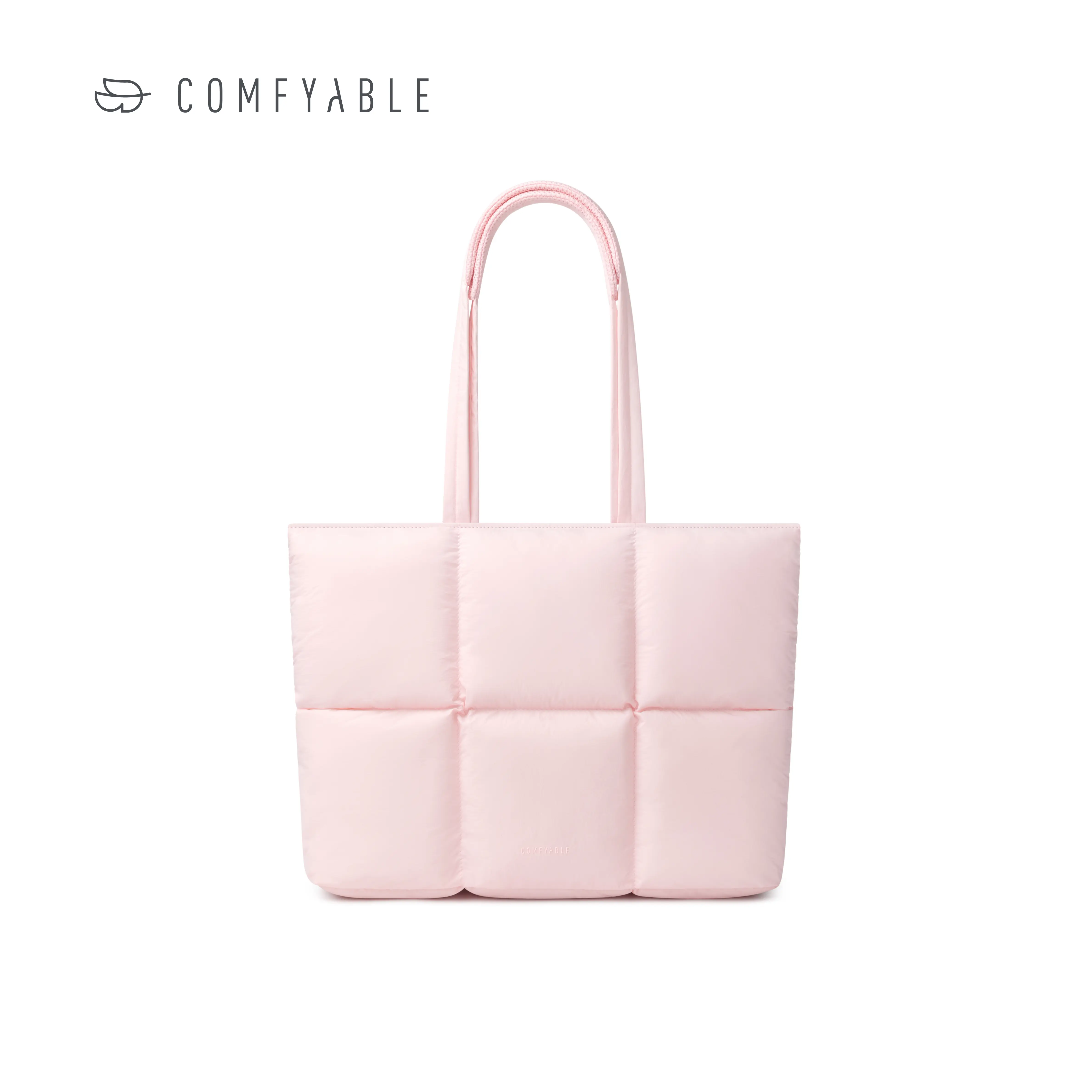 Comfyable Puffy Laptop Bag Compatible for 13 14 Inch MacBook Pro/Air/Neo, Lightweight Handbag for Women for Office Work School