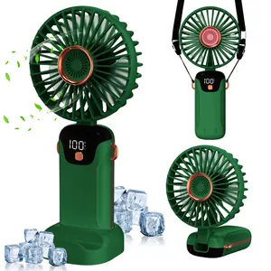 Portable Handheld Fan, 3 Gear Wind, 3000mAh Battery Operated, Up to 6 Working Hours, 3 IN 1 Hand Fan Rechargeable Cooling Fan for Outdoor Activities