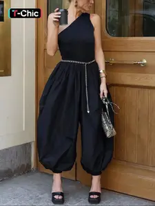 Women's High Waist Wide Leg Pants, Elastic Waistband, Casual Loose-Fitting Design, Comfortable All-Day Wear, Perfect for Daily Use, Baggy Legged Pants, Elastic Waist Trousers