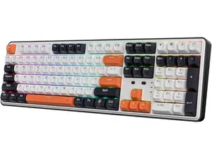 Redragon K689 PRO Wireless Gasket RGB Gaming Keyboard, 108 Keys Mechanical Keyboard w/Extra 4 Hotkeys, Upgraded Hot-swappable Socket, 3-Layer Noise Dampening, Round PBT Keycaps, Custom Linear Switch