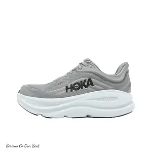 Cushion Running Shoes – Gray & White Lightweight Design, Breathable Mesh Upper, Shock-Absorbing Sole for Daily Walks & Gym