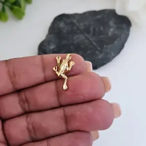 Gold Coqui Pendant - Tiny Coqui Pendant for Women