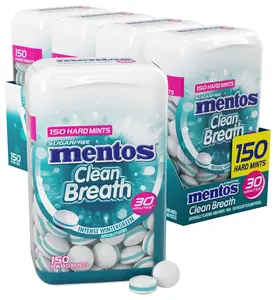 Mentos Clean Breath Intense Wintergreen Hard Mints – 600 Sugar Free Pieces