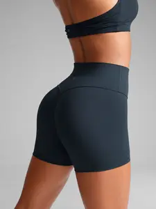 CRZ YOGA Secretsculpt Womens Butterlift High Waist Scrunch Butt Biker Shorts 4/6 Inches - No Front Seam Workout Gym Booty