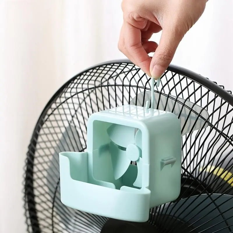 6-Piece Portable Cooling Kit for Home Fans, Enhances Summer Cooling, Adds Ice Blocks for Quick Refrigeration, Ideal for Floor and Desk Fans, Easy, Convenient, Enhanced Cooling