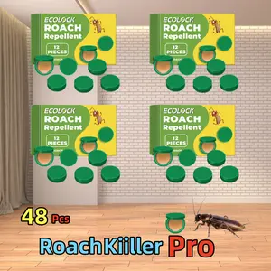 1-4 packs of cockroach repellent, fast-acting bait with a limited-time discount. Cockroach gel bait pest control kit. Suitable for both indoor and outdoor use. Anti-rodent bags with multiple surfaces. Ultra-fine fiber floor mop. Indoor cockroach