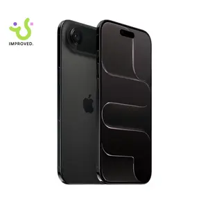 Refurbished iPhone 17 Air 256GB Black (Unlocked) - Excellent condition, 6.5″ all-screen, supports any carriers, like-new performance, 1-Year Warranty by JunQ Trading